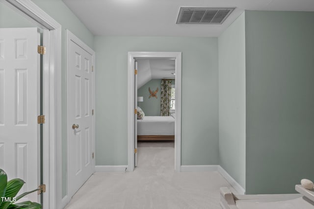 1813 Carrington Dr, Raleigh, NC 27615 - corridor with carpet flooring and baseboards