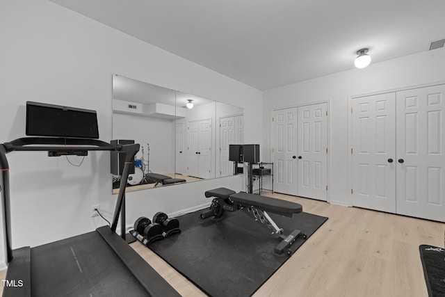 1706 Rangecrest Rd, Raleigh, NC 27612 - exercise area featuring wood finished floors