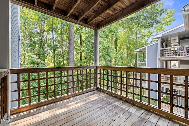 4631 Timbermill Ct Unit 203, Raleigh, NC 27612 - view of deck
