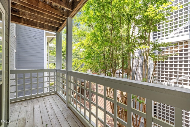 4631 Timbermill Ct Unit 203, Raleigh, NC 27612 - view of wooden deck