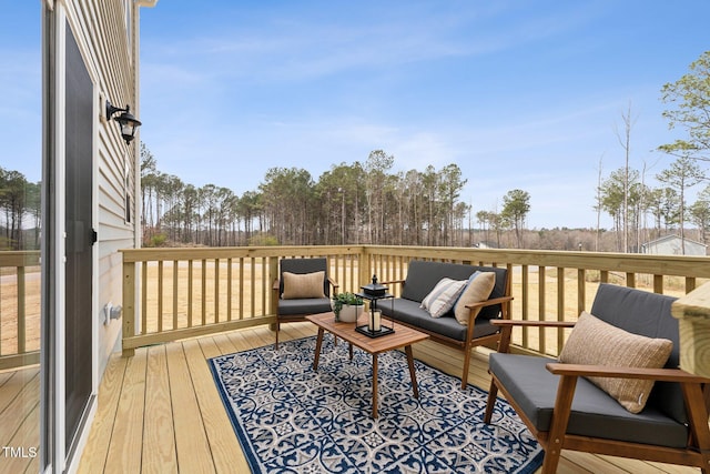 27 Cribbs Ln, Middlesex, NC 27557 - deck with an outdoor hangout area