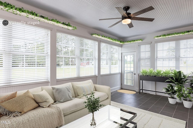 120 Gentle Rain Dr, Garner, NC 27529 - sunroom featuring tile patterned floors