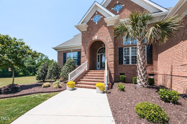120 Gentle Rain Dr, Garner, NC 27529 - view of front facade with brick siding