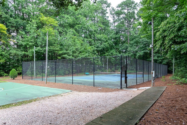 9305 Dominion Blvd, Raleigh, NC 27617 - view of tennis court