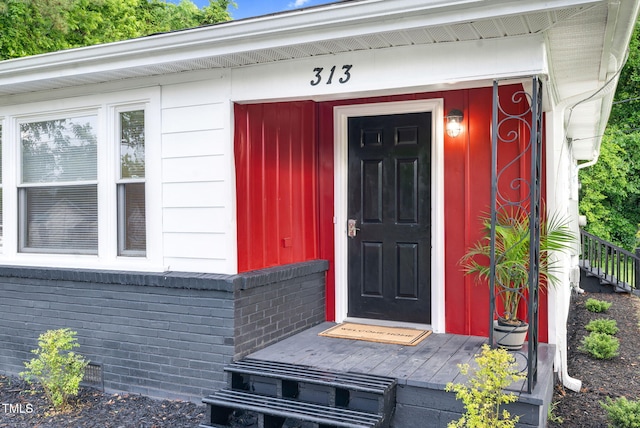 313 W Church St, Angier, NC 27501 - view of doorway to property