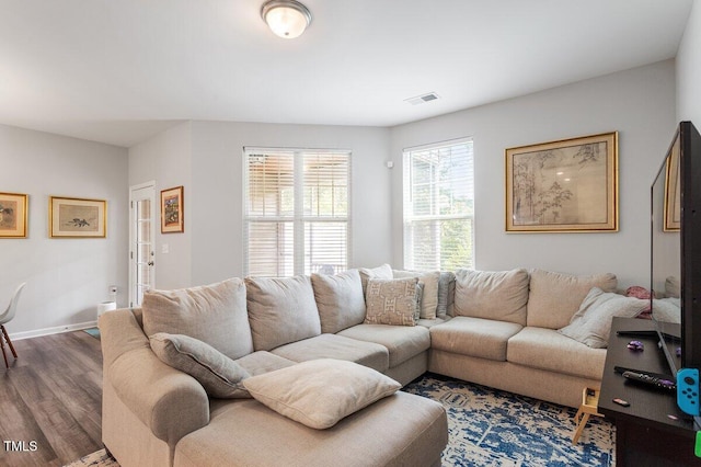 174 Walking Path Pl, Hillsborough, NC 27278 - living room featuring wood finished floors and baseboards