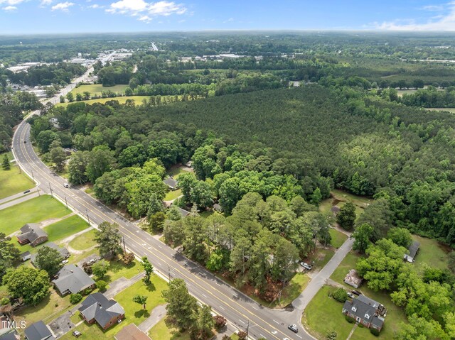 2610 N Main St, Tarboro, NC 27886 - aerial overview of property's location with a heavily wooded area