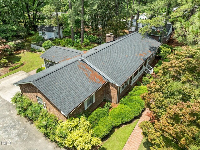 2610 N Main St, Tarboro, NC 27886 - view of subject property featuring a tree filled landscape
