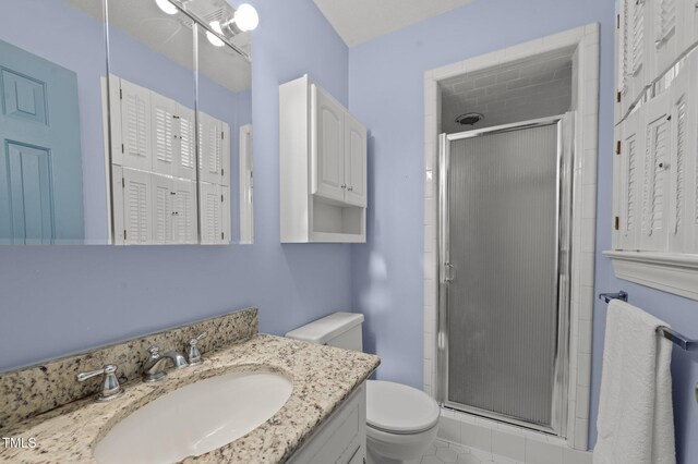 2610 N Main St, Tarboro, NC 27886 - full bath with toilet, a stall shower, and vanity