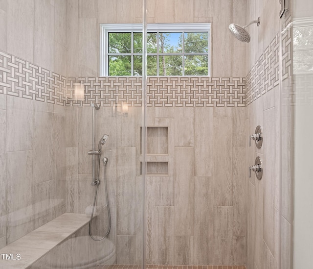 5308 Montclair Dr, Raleigh, NC 27609 - full bathroom with tiled shower