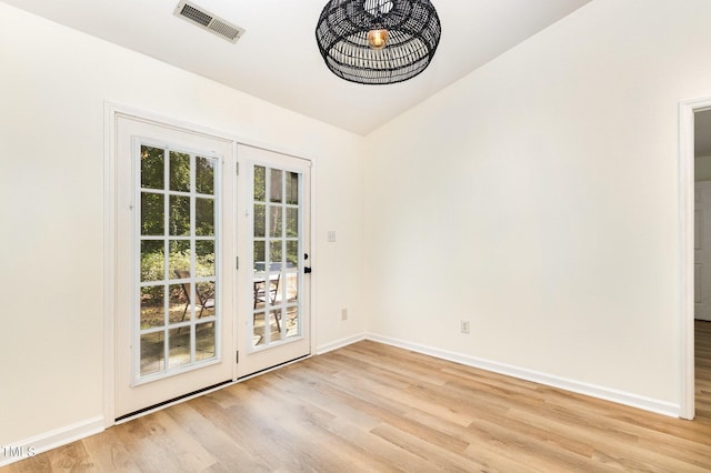 17 Crystal Oaks Ct, Durham, NC 27707 - unfurnished room featuring light wood-type flooring and baseboards
