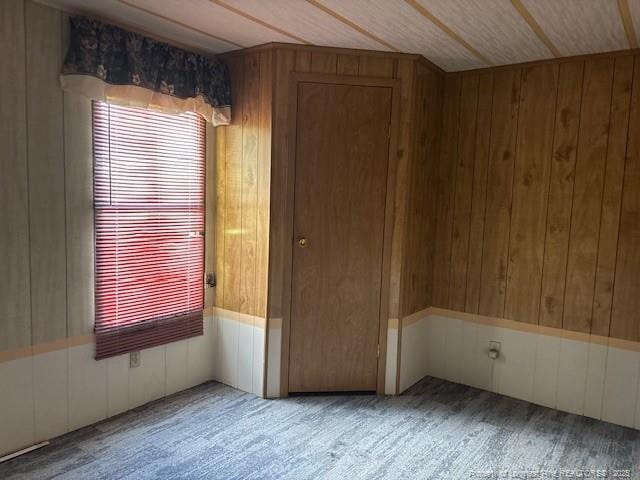 5689 NE Maxwell Rd NW, Stedman, NC 28391 - carpeted spare room with wood walls
