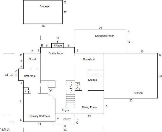 301 Monterey Ct, Benson, NC 27504 - property floor plan