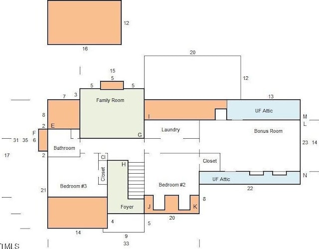 301 Monterey Ct, Benson, NC 27504 - home floor plan