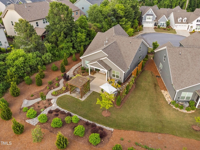 829 Churton Pl, Cary, NC 27518 - aerial perspective of suburban area