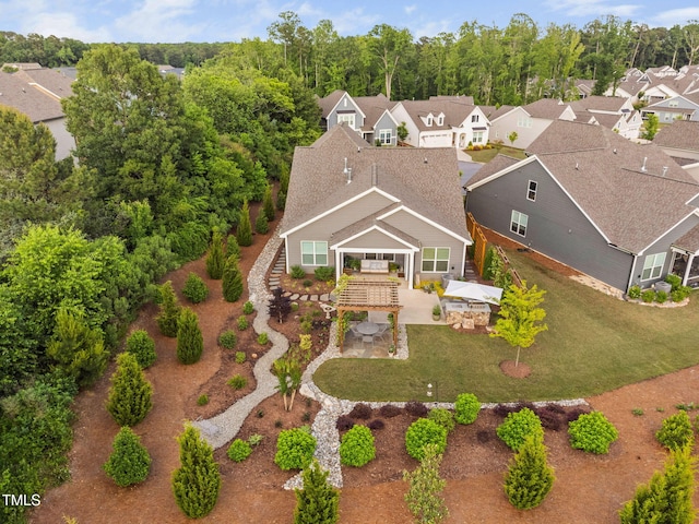 829 Churton Pl, Cary, NC 27518 - aerial perspective of suburban area