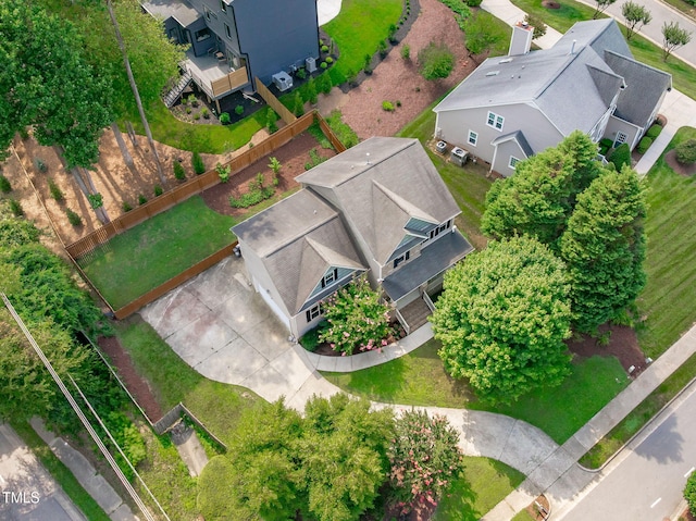 3204 Plaza Pl, Raleigh, NC 27612 - aerial perspective of suburban area