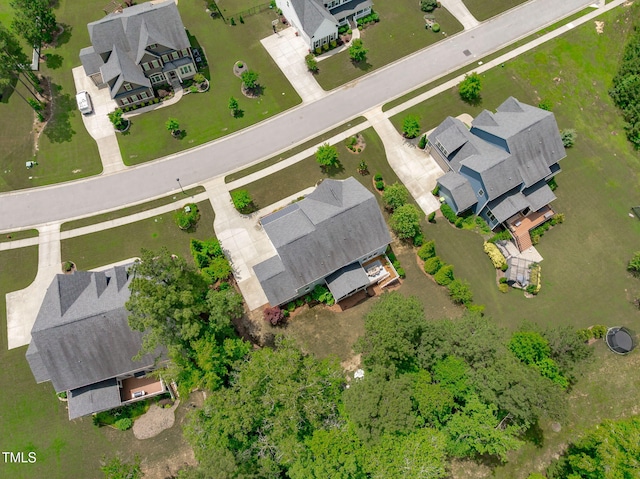 2711 Jordan Pointe Blvd, New Hill, NC 27562 - aerial perspective of suburban area