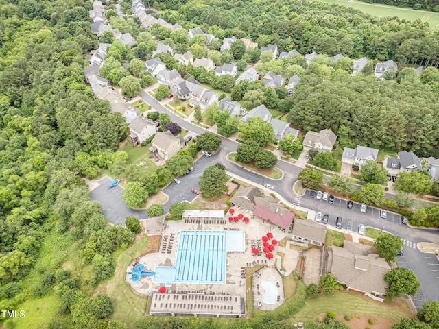 1608 Heritage Links Dr, Wake Forest, NC 27587 - drone / aerial view of a pool area