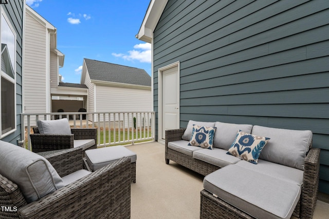8925 Lee Brown Ridge Dr, Wake Forest, NC 27587 - view of patio / terrace featuring an outdoor hangout area