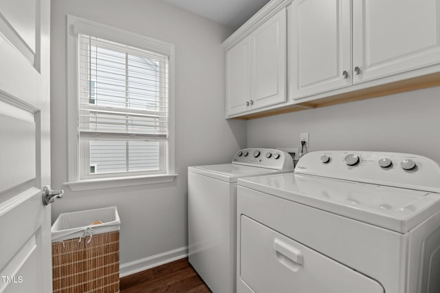 8925 Lee Brown Ridge Dr, Wake Forest, NC 27587 - clothes washing area with washer and dryer, cabinet space, plenty of natural light, and baseboards