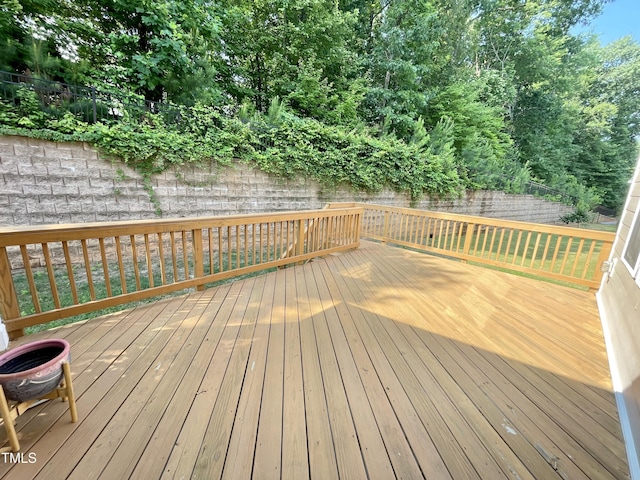 8813 Moss Glen Dr, Raleigh, NC 27617 - deck with a fenced backyard
