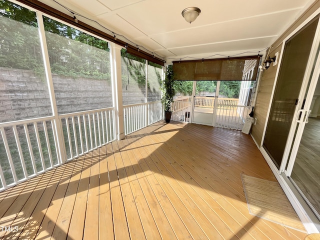 8813 Moss Glen Dr, Raleigh, NC 27617 - view of unfurnished sunroom