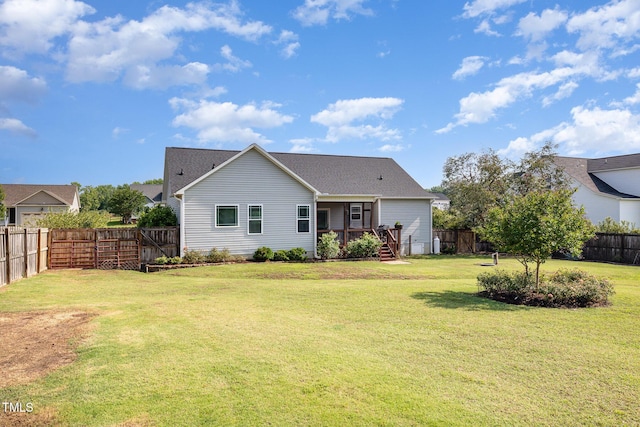view of back of property