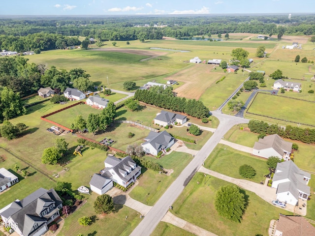 aerial view of residential area