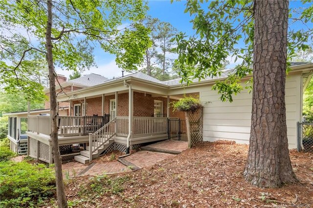 503 Charleston Pl, Fayetteville, NC 28303 - view of front of house with brick siding