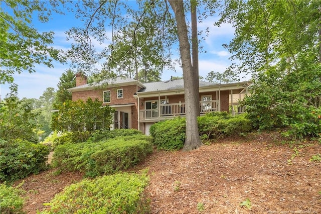 503 Charleston Pl, Fayetteville, NC 28303 - view of front of house with a chimney