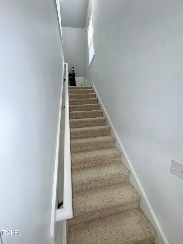 327 Beavertail Rd, Henderson, NC 27537 - staircase featuring baseboards