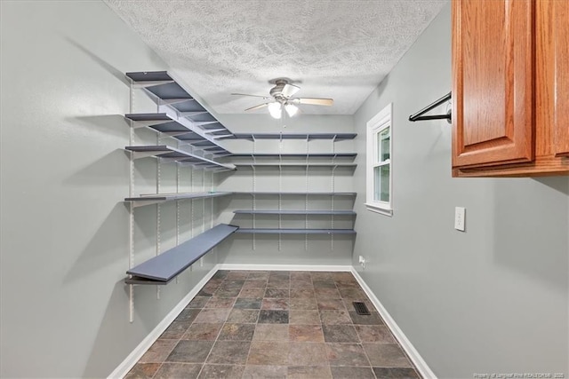 view of storage area