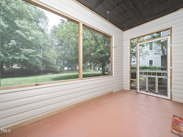 1911 Falls Landing Dr Unit 106, Raleigh, NC 27614 - unfurnished sunroom featuring plenty of natural light