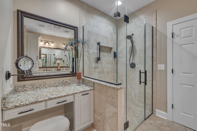 4802 Glenmist Ct, Raleigh, NC 27612 - full bath with a stall shower and vanity