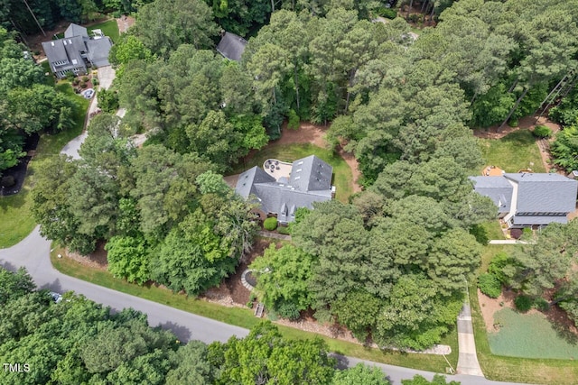 aerial view of property's location