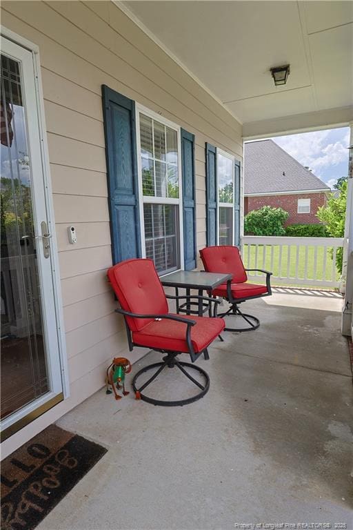 3603 Talus Rd, Fayetteville, NC 28306 - view of patio with covered porch
