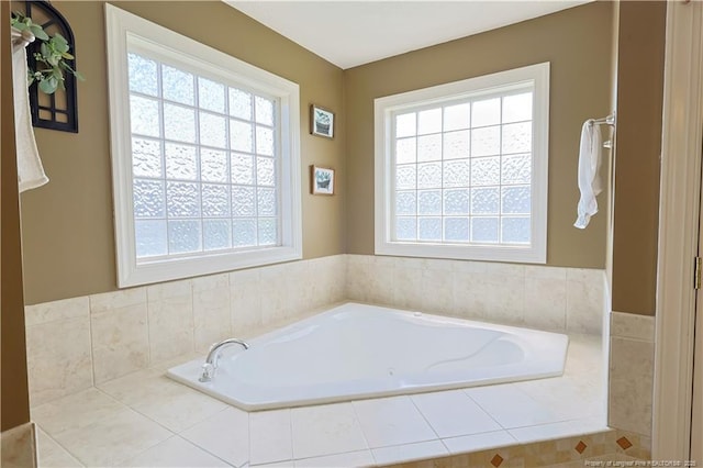 3603 Talus Rd, Fayetteville, NC 28306 - full bathroom featuring healthy amount of natural light and a garden tub