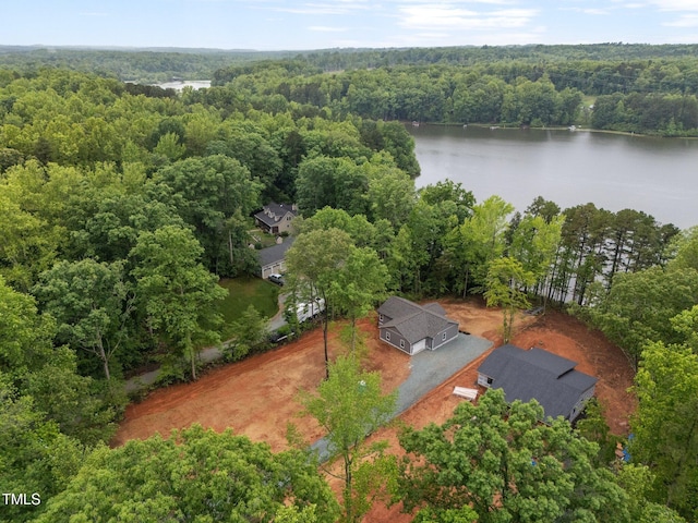 249 Fisherman Point Rd, Roxboro, NC 27574 - aerial view of a forest and a nearby body of water