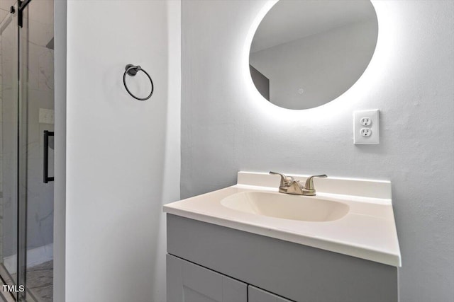 134 Nelson St, Durham, NC 27707 - full bath with a shower stall and vanity
