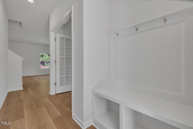 110 Hays St, Oxford, NC 27565 - mudroom with wood finished floors and baseboards