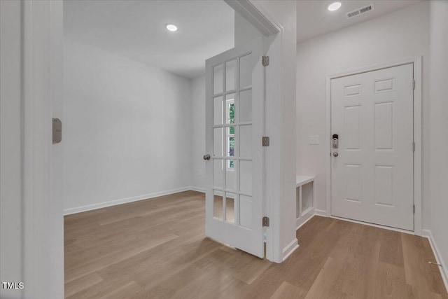 110 Hays St, Oxford, NC 27565 - foyer entrance featuring wood finished floors and baseboards