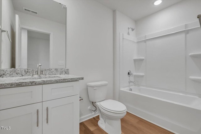 110 Hays St, Oxford, NC 27565 - full bath featuring wood finished floors, bathtub / shower combination, and vanity