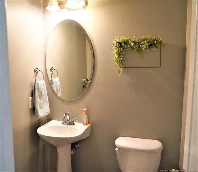 bathroom with toilet