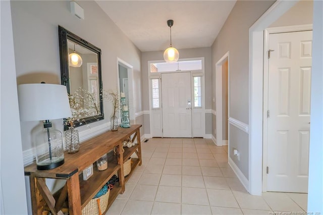 3119 Metthame Dr, Fayetteville, NC 28306 - entrance foyer with light tile patterned flooring and baseboards