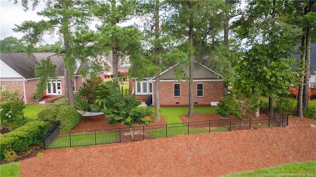3119 Metthame Dr, Fayetteville, NC 28306 - view of fenced yard