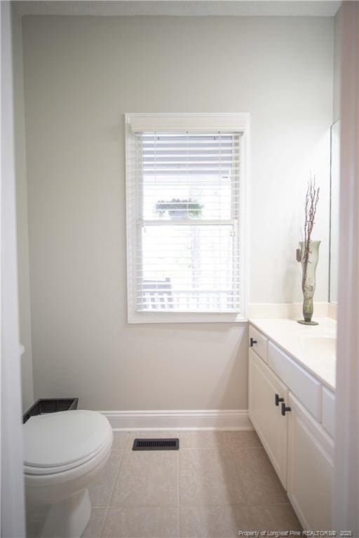 3119 Metthame Dr, Fayetteville, NC 28306 - bathroom featuring vanity and tile patterned flooring
