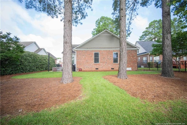 3119 Metthame Dr, Fayetteville, NC 28306 - back of house with crawl space and brick siding