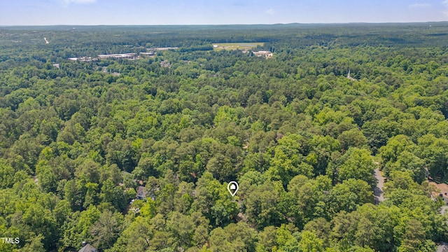 drone / aerial view of a forest