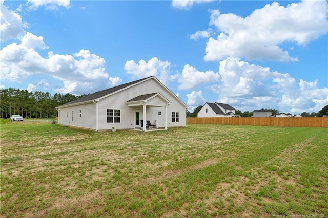 5831 James Allen Ln, Stedman, NC 28391 - back of house featuring a patio area
